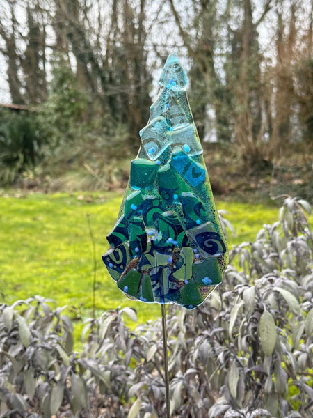 Glass Fusion Workshop - Garden Flower Sculpture